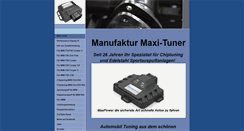Desktop Screenshot of maxi-tuner.com